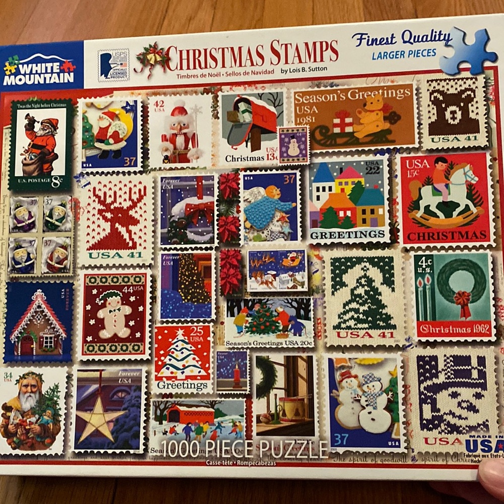 White Mountain Christmas Stamps 🧩 puzzle!